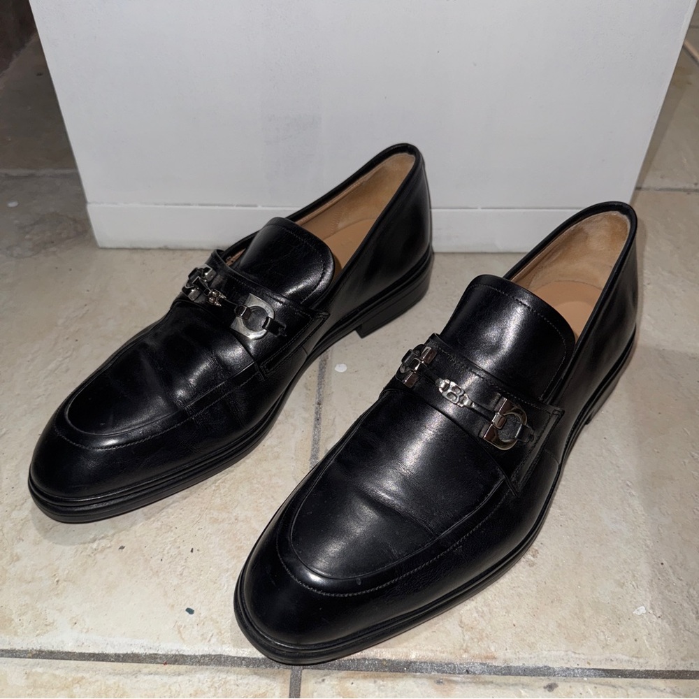 Bally Mens Belted Leather Shoes